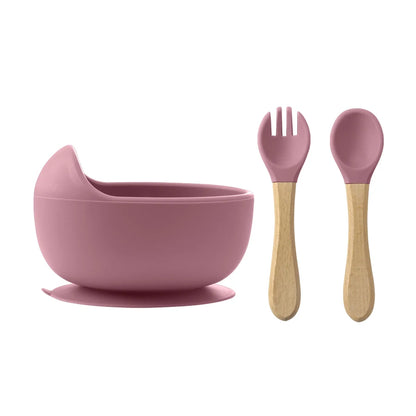 Siliconen Baby Eetset – 3-delig