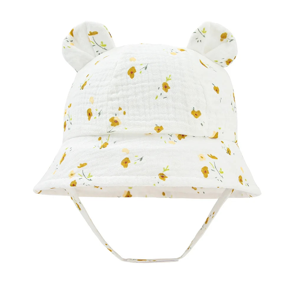 Baby Sun Hat with Bunny Ears