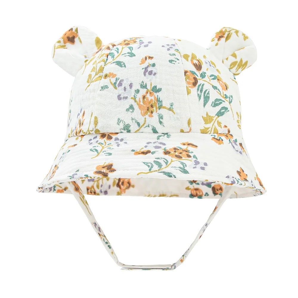 Baby Sun Hat with Bunny Ears