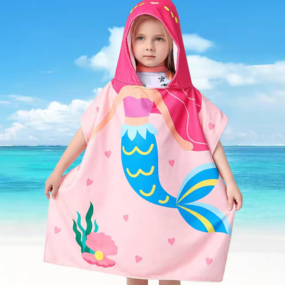 Kinderhanddoek met Capuchon en Print