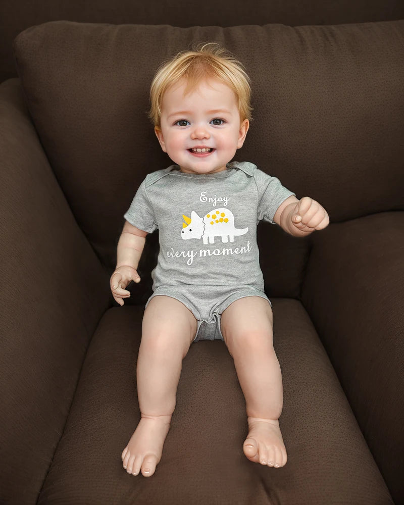 3-delige Baby Romper set Korte Mouwen Zomeroutfit