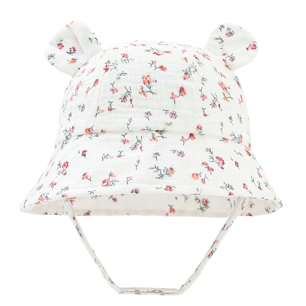 Baby Sun Hat with Bunny Ears