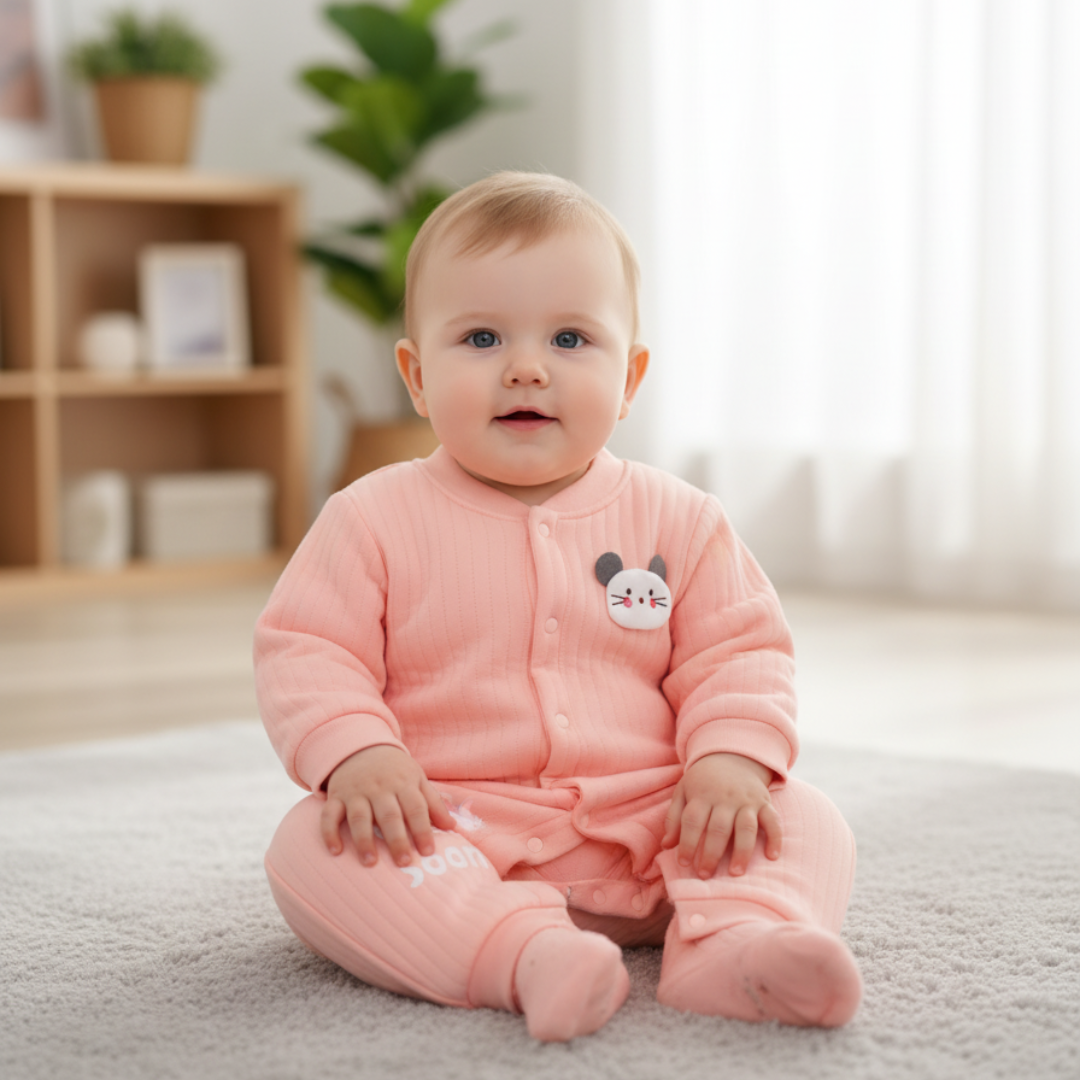 Gezellige Katoenen Baby Jumpsuit
