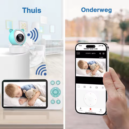Slimme WiFi-Babyfoon met App-Bediening