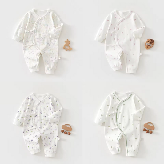 Baby Jumpsuit met Natuurlijke Print