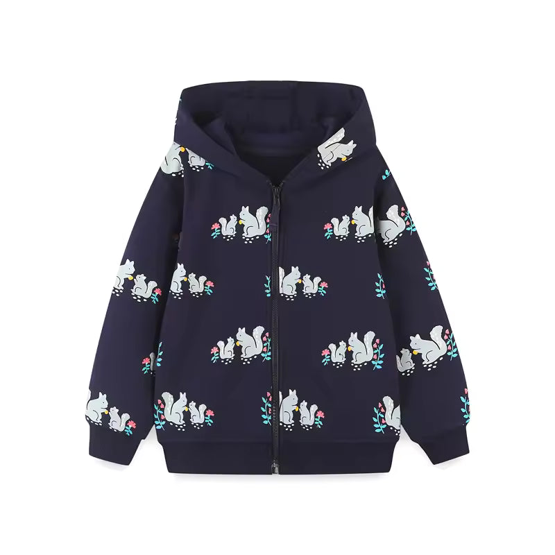 Comfortable Children's Jacket with Zipper