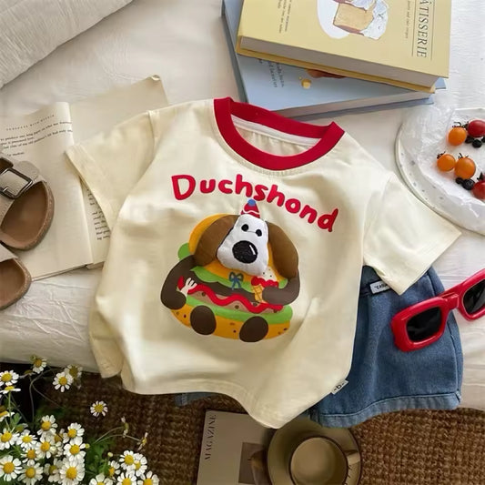 Cartoon T-shirt voor Jongens