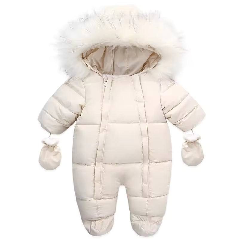 Cotton Winter Overall with Gloves
