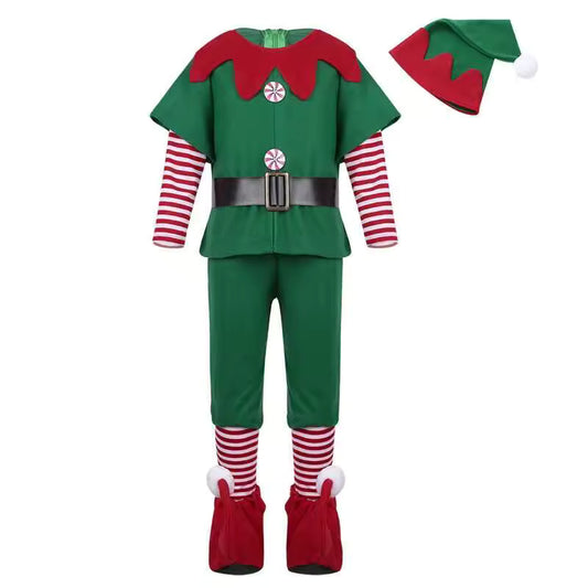 Groene Kostuums Kerstfeest Jurk