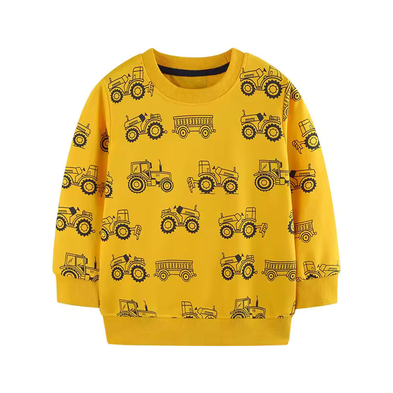 Toddler Cartoon Print Sweatshirt