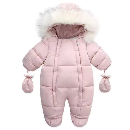 Cotton Winter Overall with Gloves