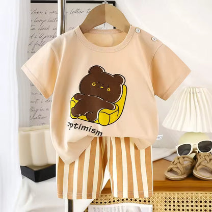 Kinderoutfit met korte mouwen