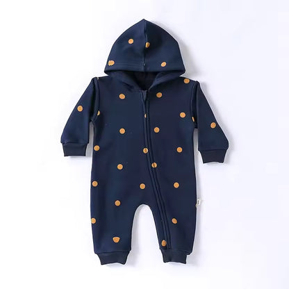 Fleece Baby Zipper Romper