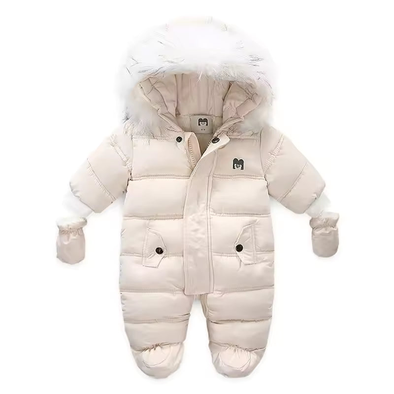 Cotton Winter Overall with Gloves