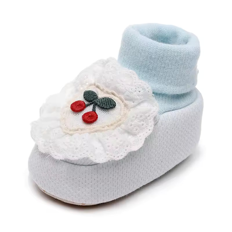 Kers Versierde Babyschoenen