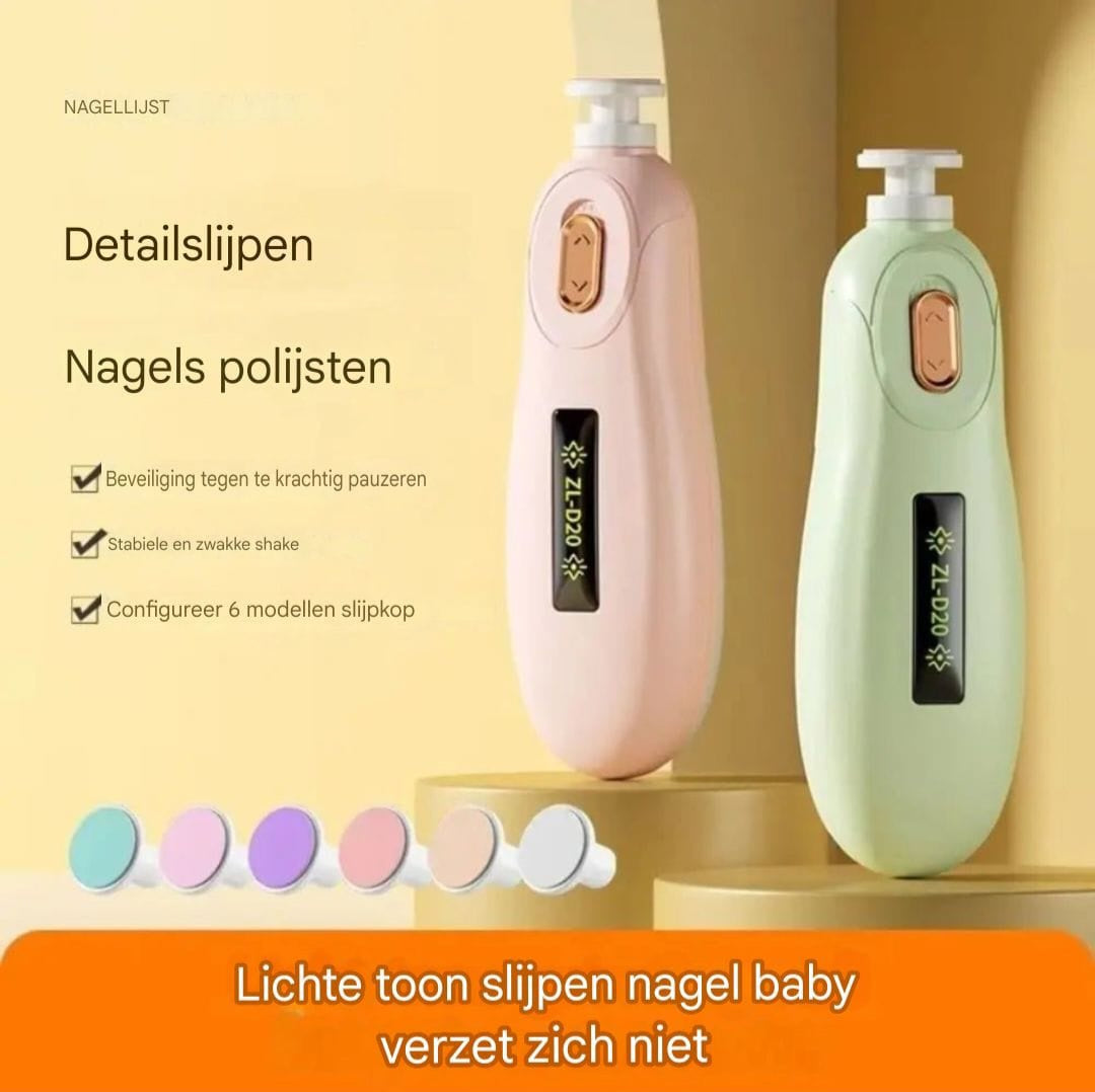Elektrische Baby Nageltrimmer – Stille Nagelslijper