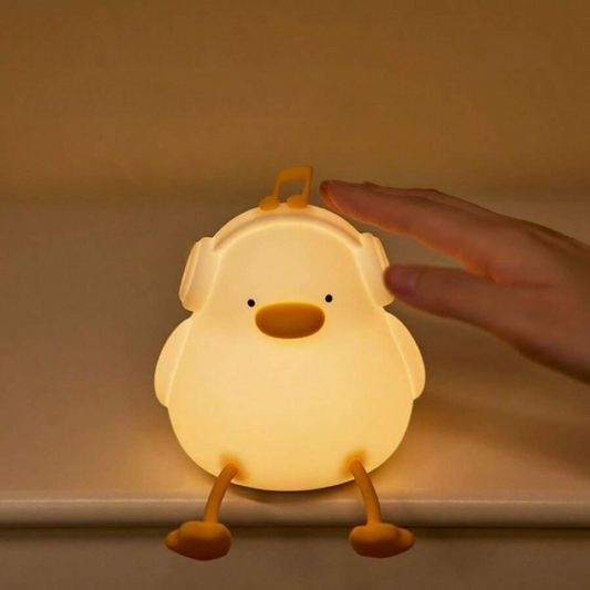 Draagbare eendenvormige LED nachtlamp voor kinderen