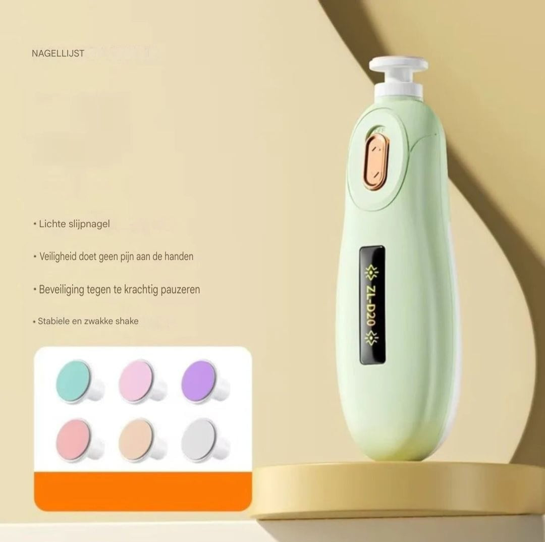 Elektrische Baby Nageltrimmer – Stille Nagelslijper